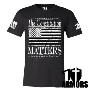 The Constitution Matters T-Shirt Sm / Black T-Shirts