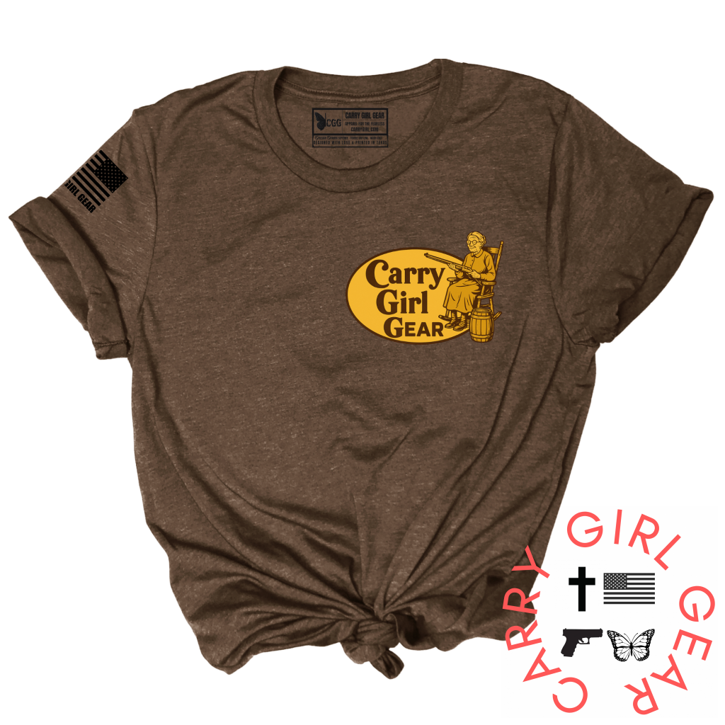 The Freedom Barrel Tee XS / HETAHER BROWN / UNISEX CUT CGG PERFECT TEE