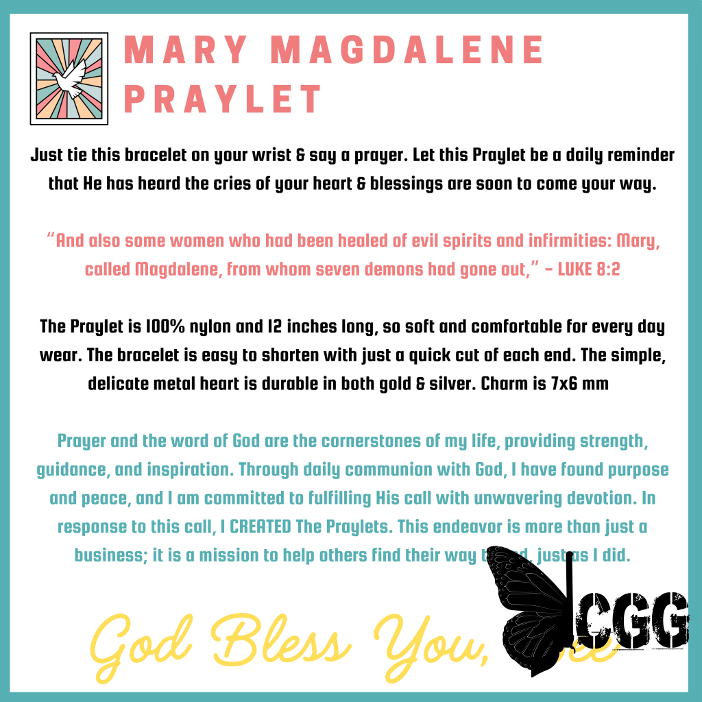 The Mary Magladene Praylet Bracelet