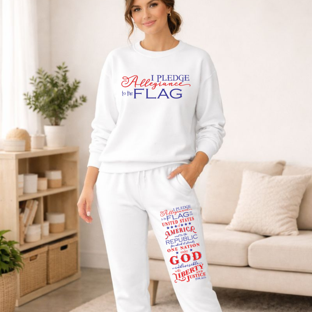 THE PLEDGE JOGGER SET WHITE / XS / XS Clothing Set