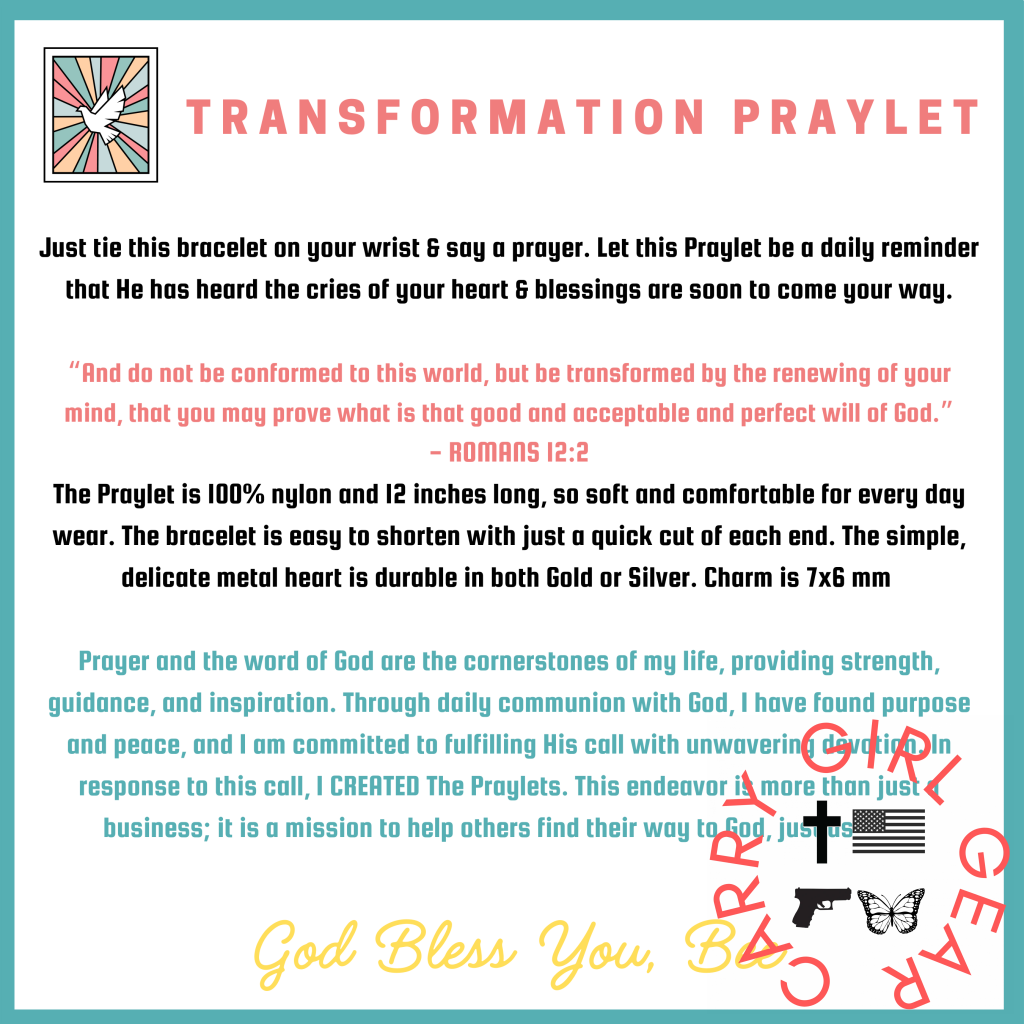 The Transformation Praylet Bracelet