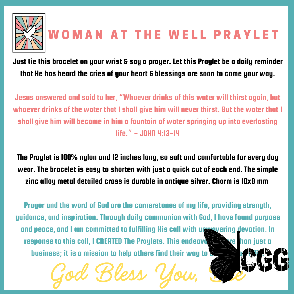 The Woman At Well Praylet Bracelet