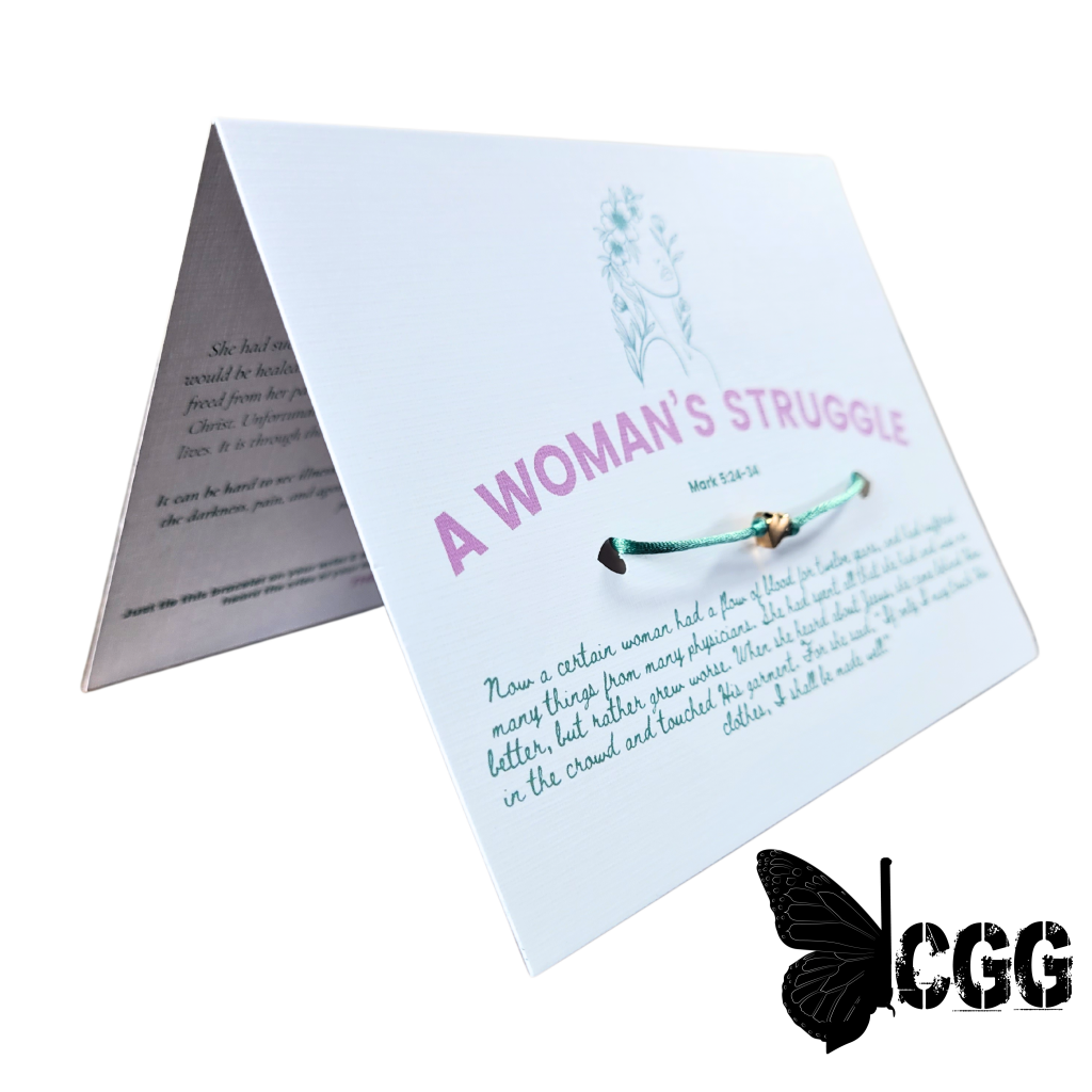 The Woman’s Struggle Praylet Bracelet