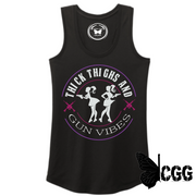 Thick Thighs Tank Top Xs / Black Tank Top