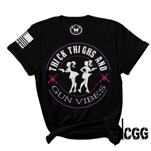 Thick Thighs Tee Xs / Black Unisex Cut Cgg Perfect Tee