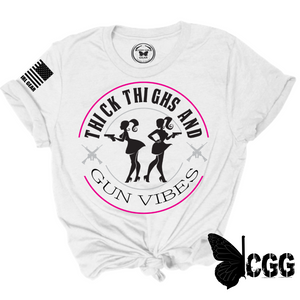 Thick Thighs Tee Xs / White Unisex Cut Cgg Perfect Tee