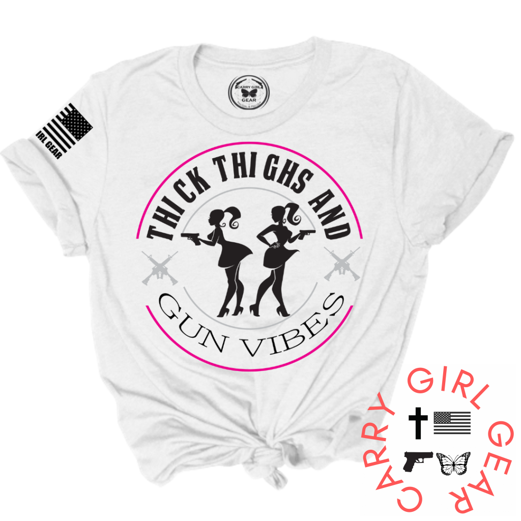 Thick Thighs Tee Xs / White Unisex Cut Cgg Perfect Tee