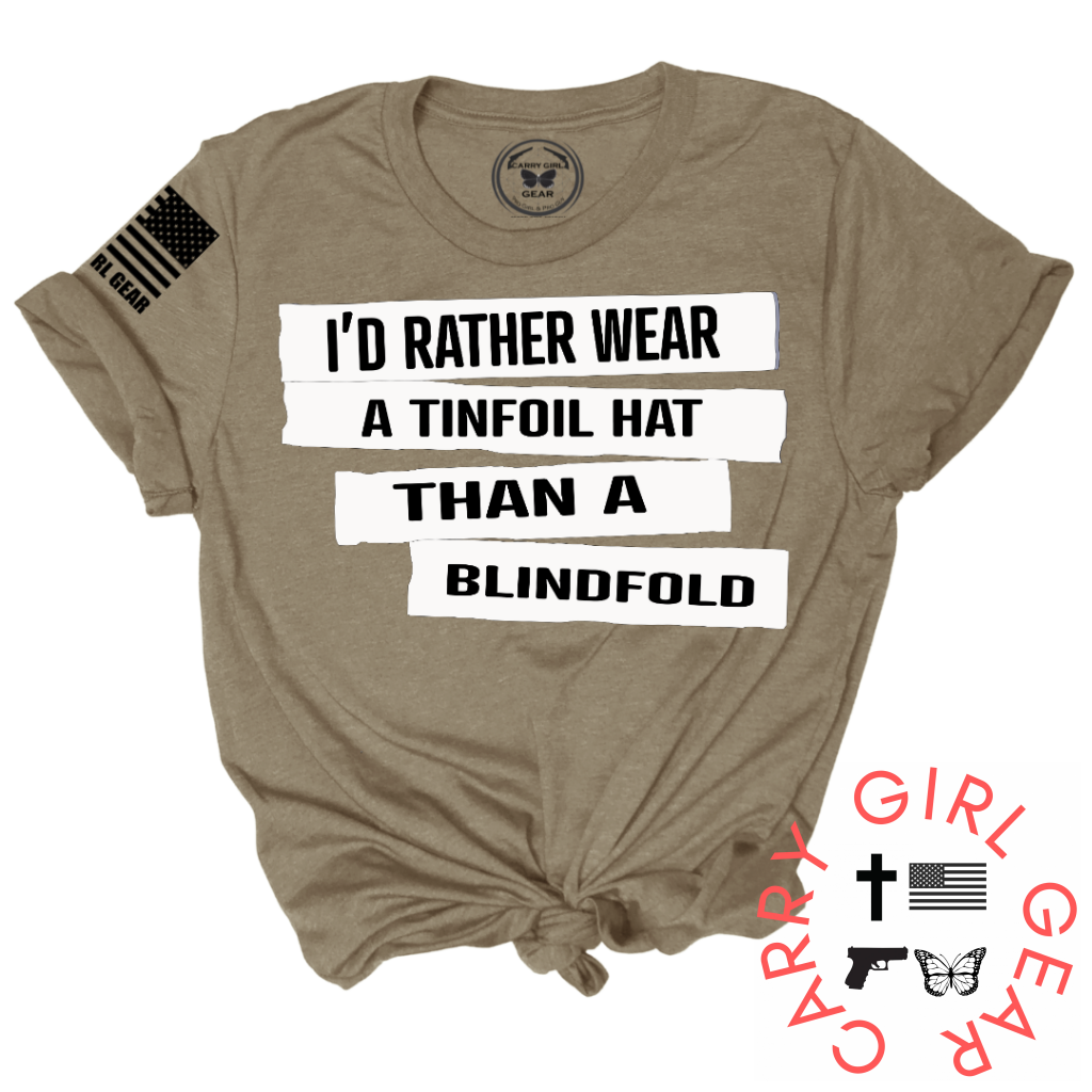 Tinfoil Hat Tee Xs / Latte Unisex Cut Cgg Perfect