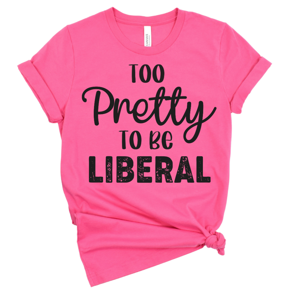 TOO PRETTY TEE Pink / XS T-Shirts