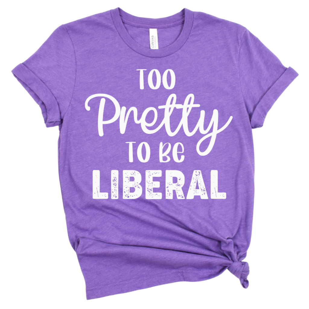 TOO PRETTY TEE Purple / XS T-Shirts