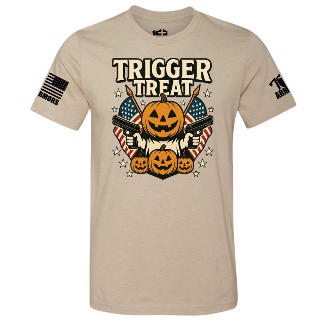TRIGGER TREAT T-SHIRT SM / FDE T-SHIRTS