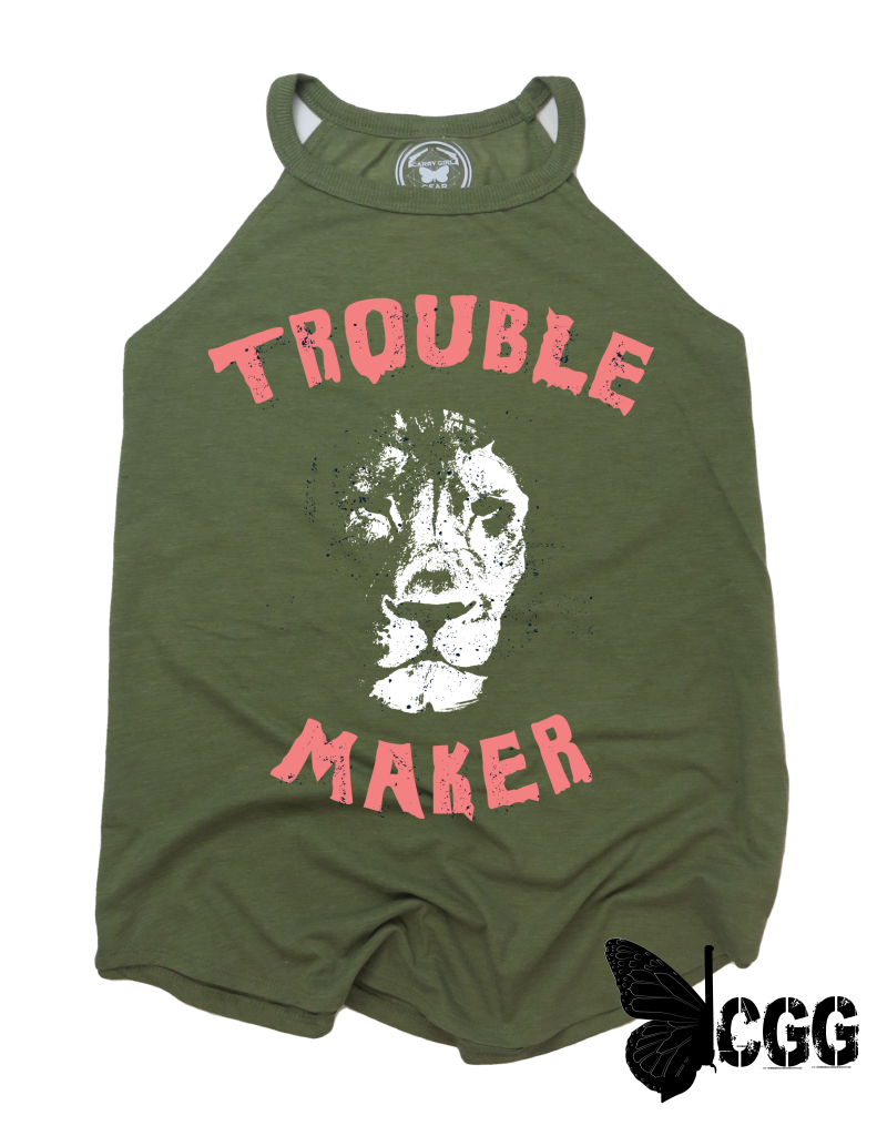 Trouble Maker Badass Tank Xs / Military Green Cgg Badass Tank