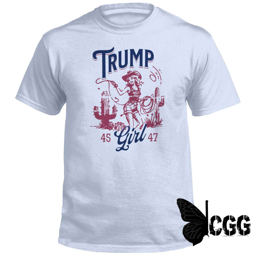 Trump Girl 45 47 (Front Print) Light Blue / S Tee Nc - Apparel