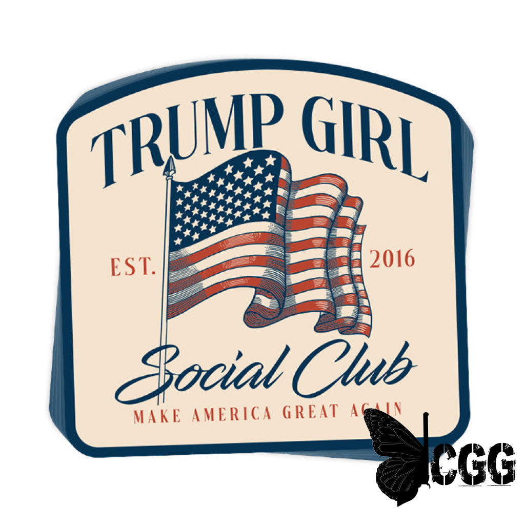 Trump Girl Social Club Decal Decals