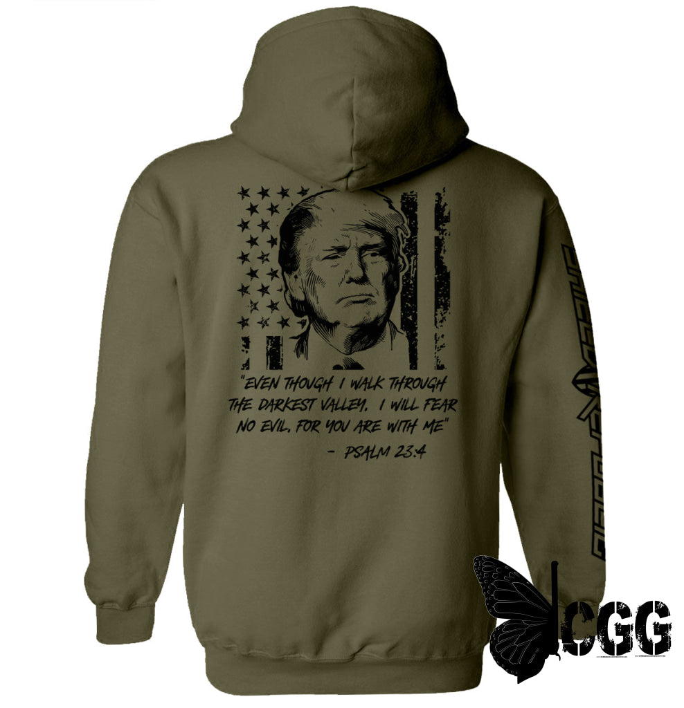 Trump Psalm 23-4 Army / S Hoodie Nc - Apparel