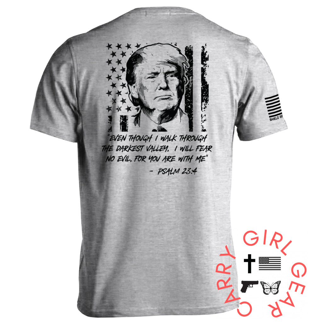Trump Psalm 23-4 Sport Grey / S Tee Nc - Apparel