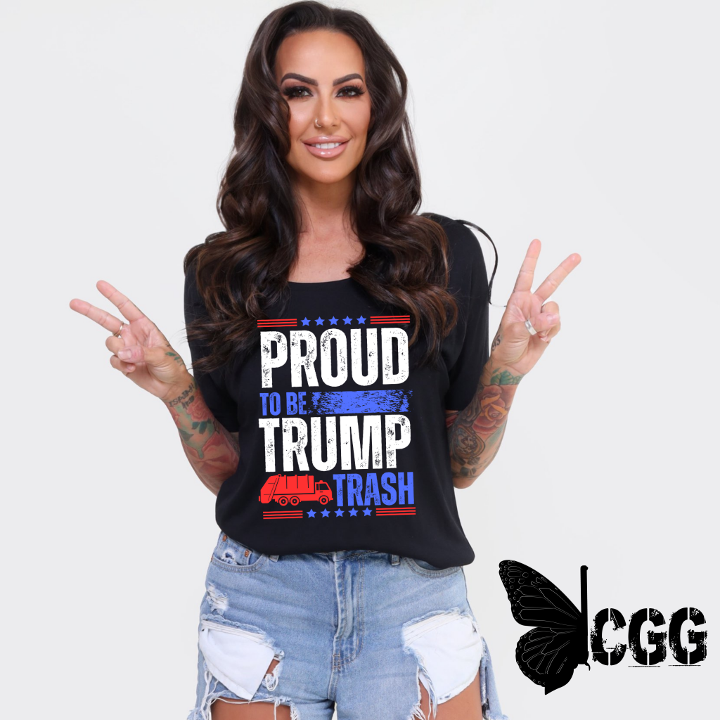 Trump Trash Tee Xs / Black Unisex Cut Cgg Perfect