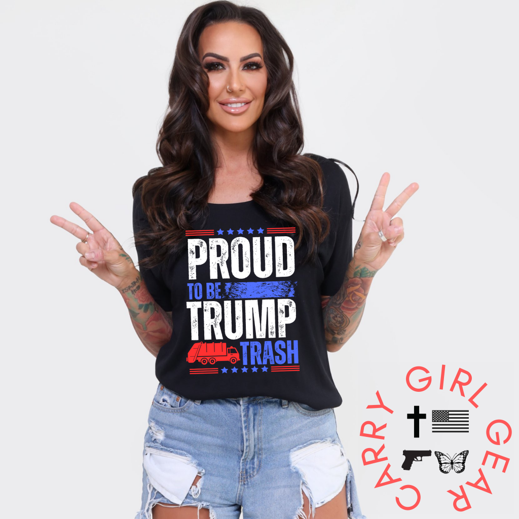 Trump Trash Tee Xs / Black Unisex Cut Cgg Perfect