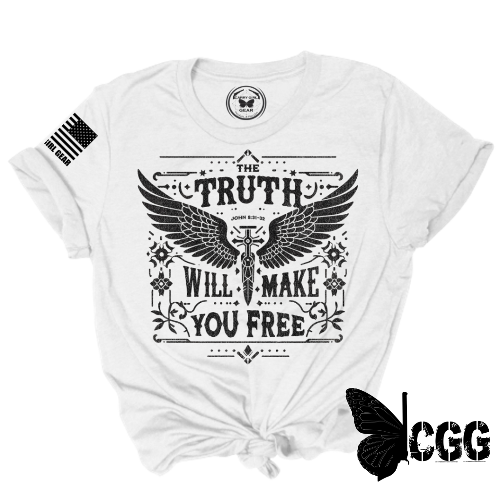 Truth Tee Xs / White Unisex Cut Cgg Perfect Tee