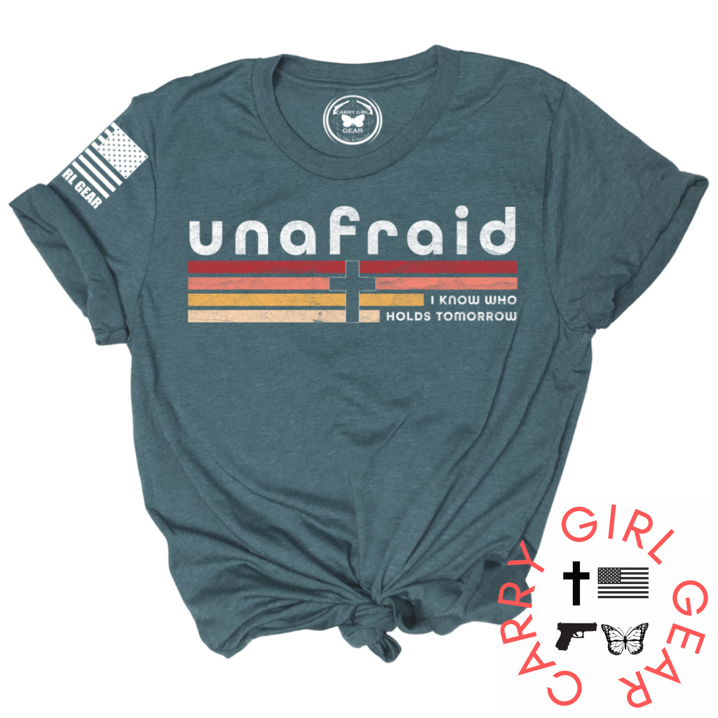 Unafraid Tee Xs / Deep Teal Unisex Cut Cgg Perfect Tee