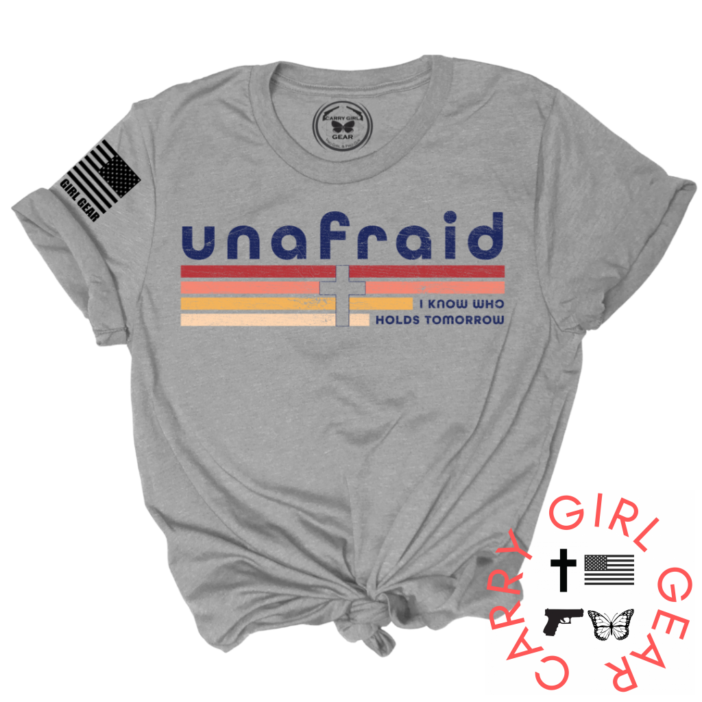 Unafraid Tee Xs / Steel Unisex Cut Cgg Perfect Tee
