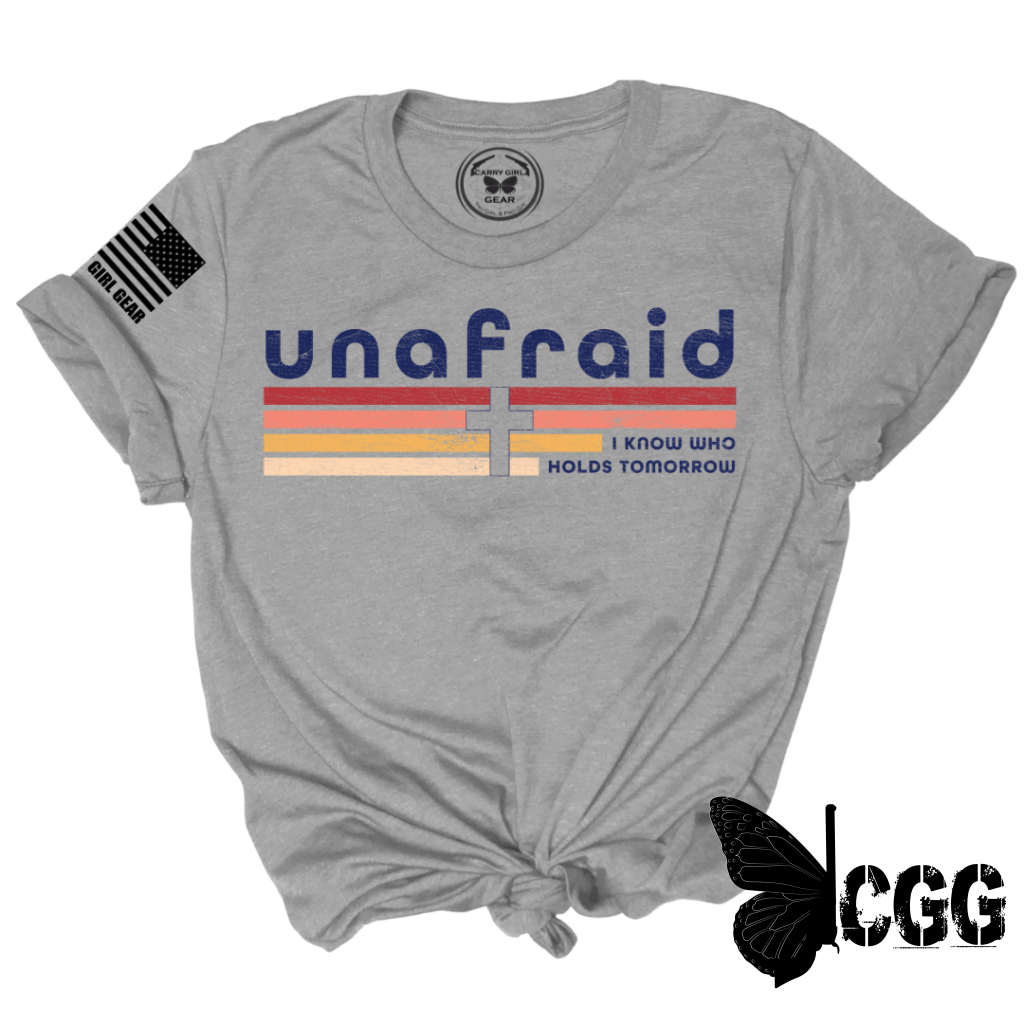 Unafraid Tee Xs / Steel Unisex Cut Cgg Perfect Tee