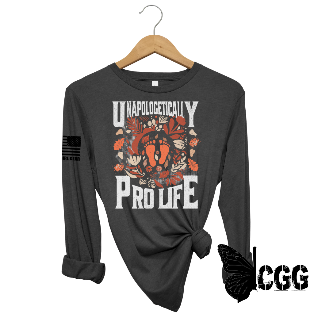 Unapologetically Long Sleeve Heather Deep Gray / Xs