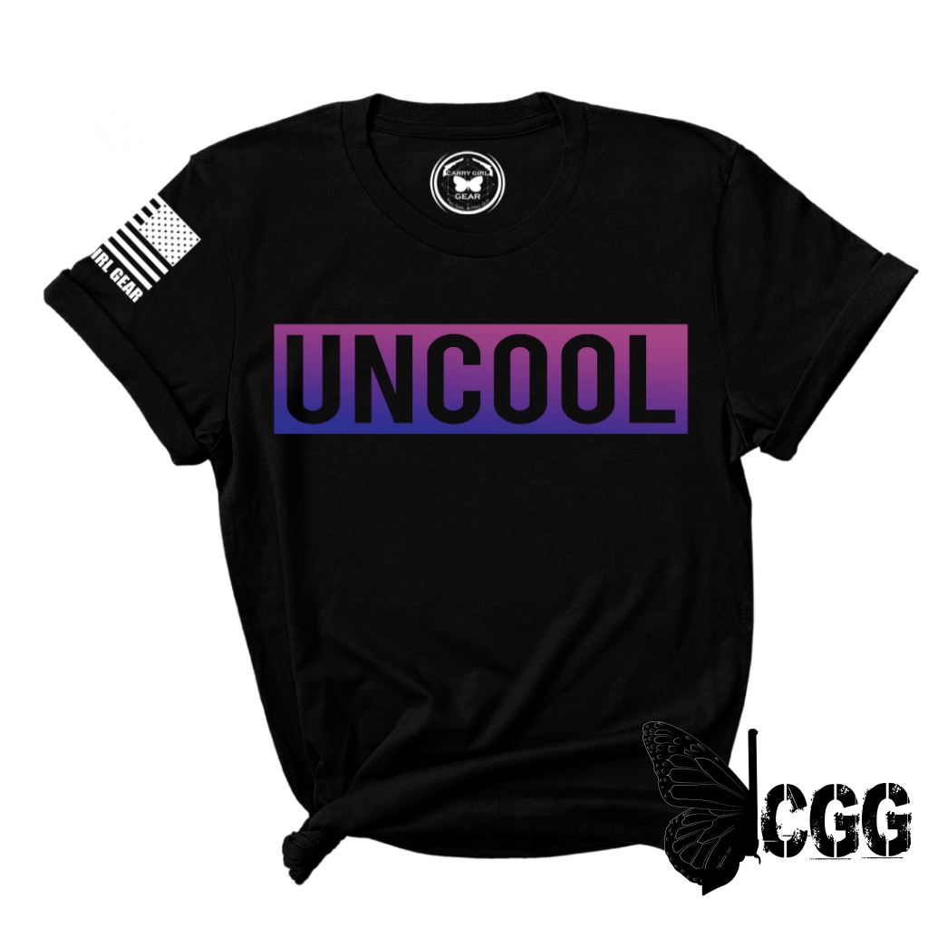 Uncool Tee Xs / Black Unisex Cut Cgg Perfect Tee