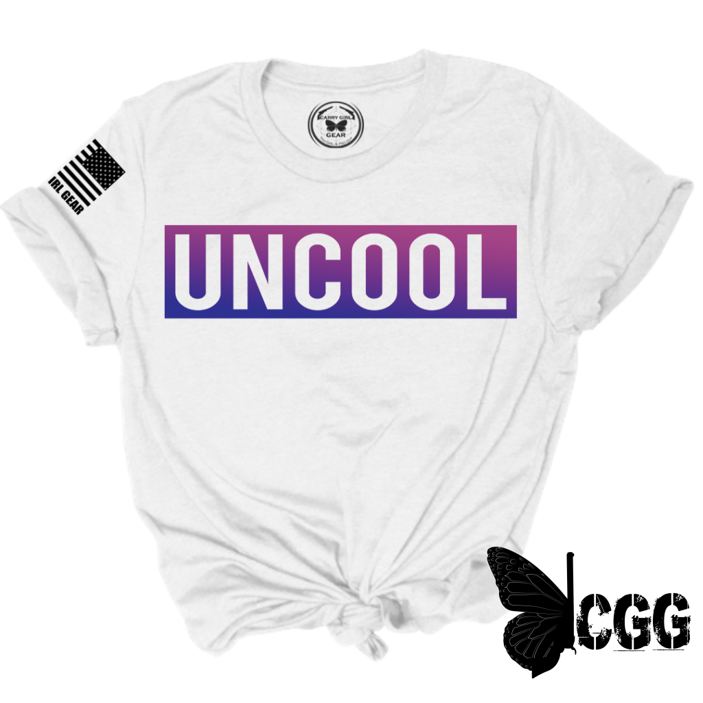 Uncool Tee Xs / White Unisex Cut Cgg Perfect Tee