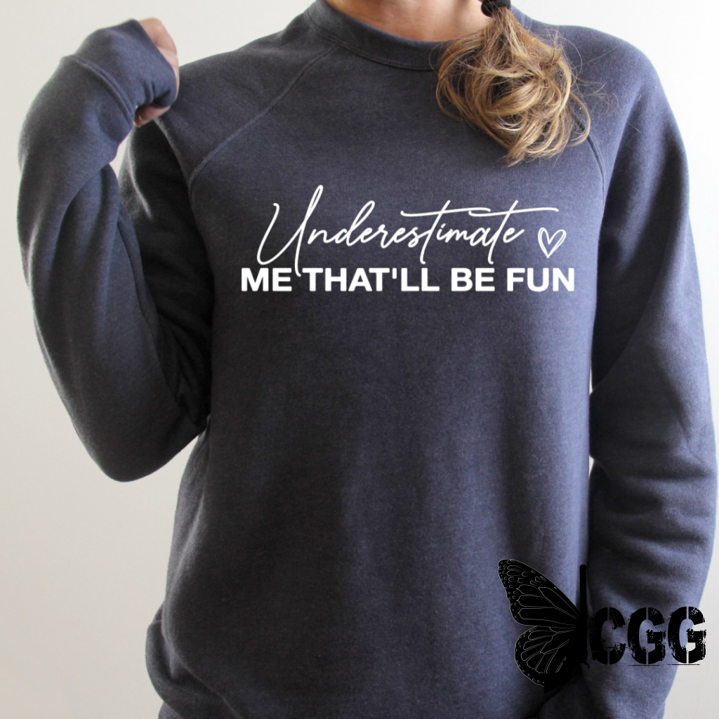 Underestimate Me Hoodie & Sweatshirt / Mauve Xs