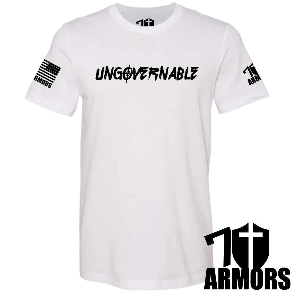 Ungovernable T-Shirt Sm / White T-Shirts