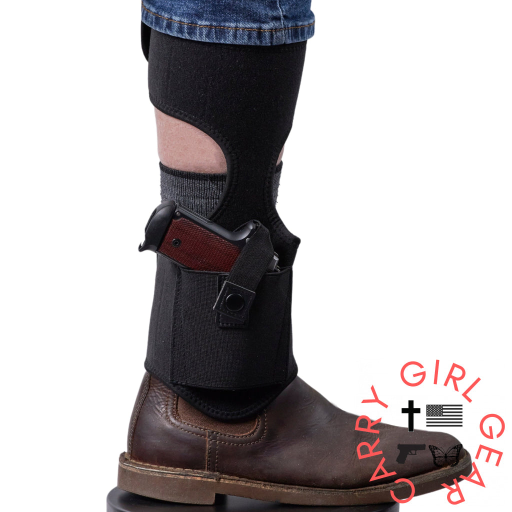 Unisex Double Strap Ankle Holster by DS Conceal Holsters