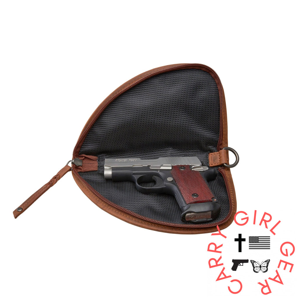 Unisex Genuine Leather Gun Cases By Lady Conceal