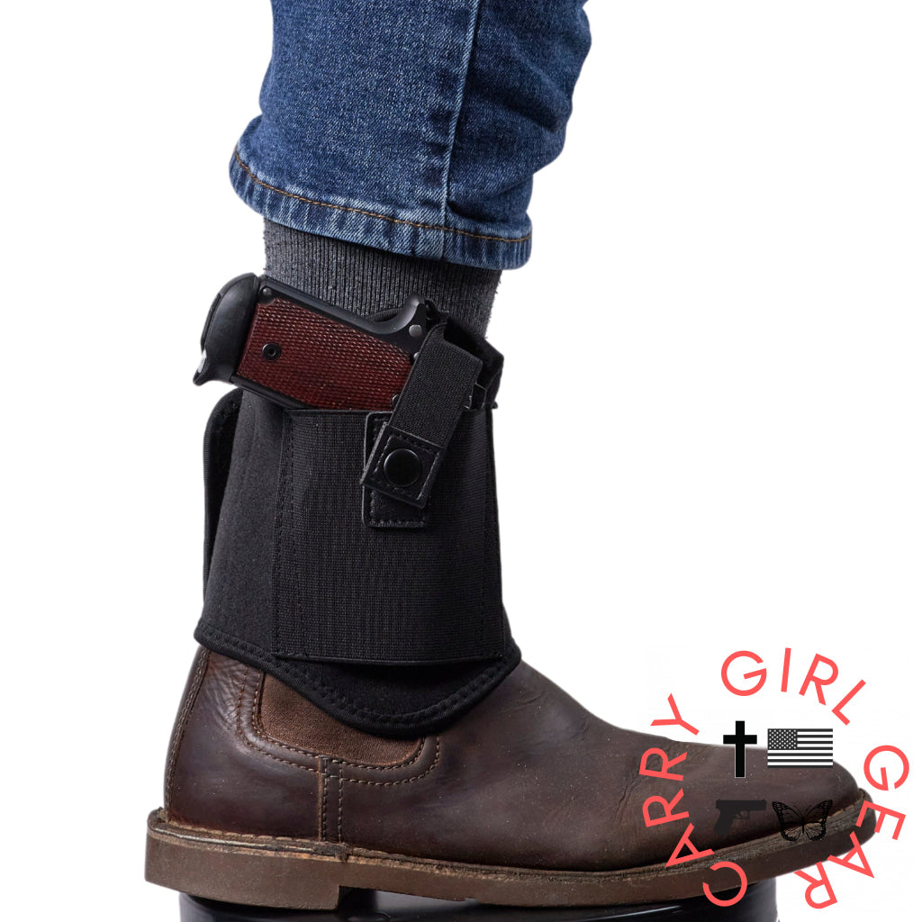Unisex Single Strap Ankle Holster by DS Conceal Holsters