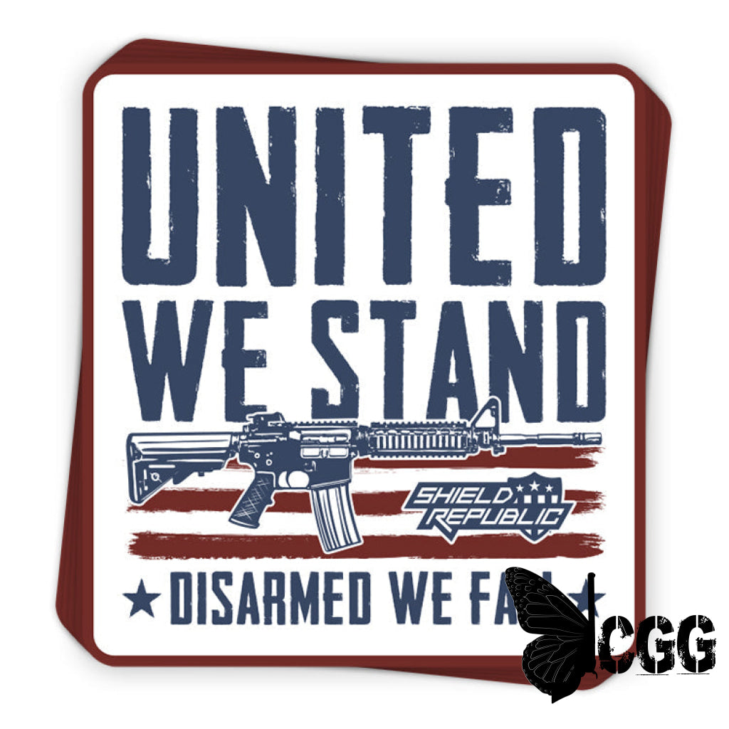 United We Stand Disarmed Fall Decal Decals