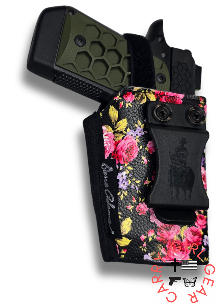 Universal Clam-Shell Trigger Guard & IWB Dark Spring Floral Trigger Guards