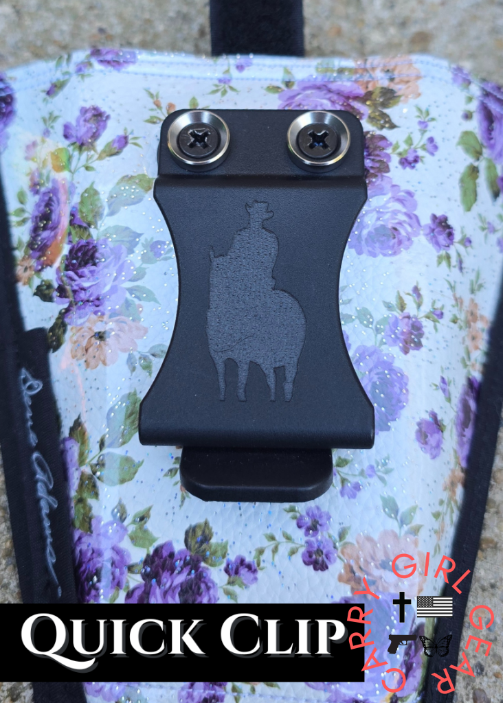 Universal Clam-Shell Trigger Guard & IWB Pink Flowers Trigger Guards