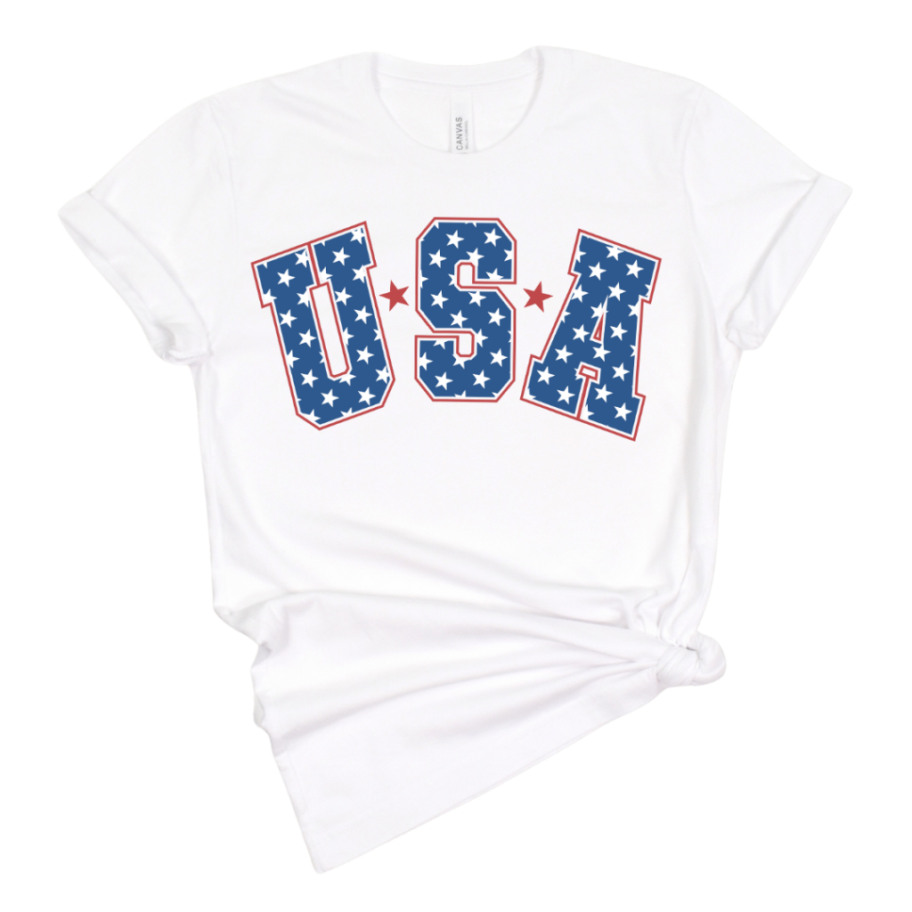 USA TEE White / XS T-Shirts