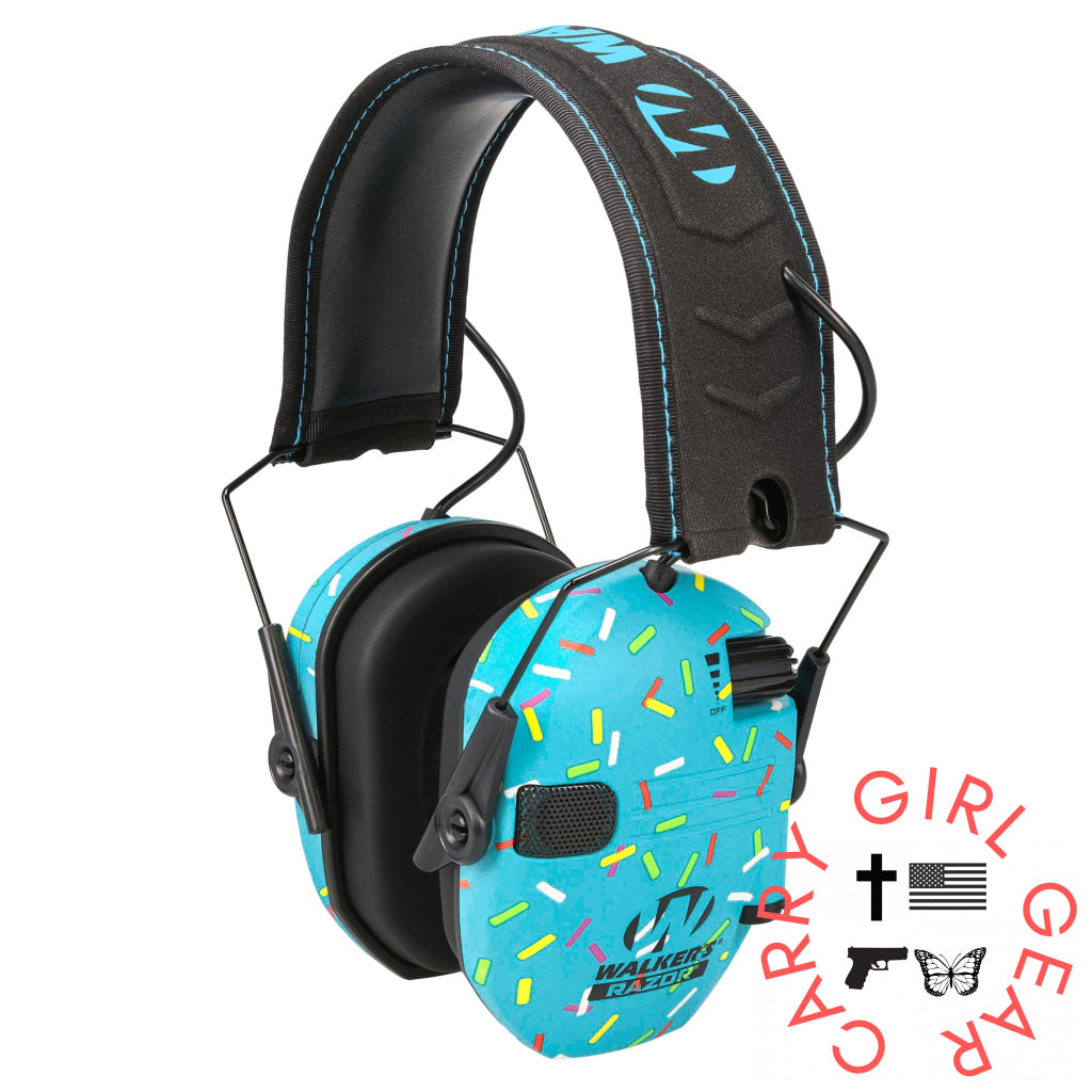 WALKER’S SPRINKLES EARMUFF BLUE SPRINKLES