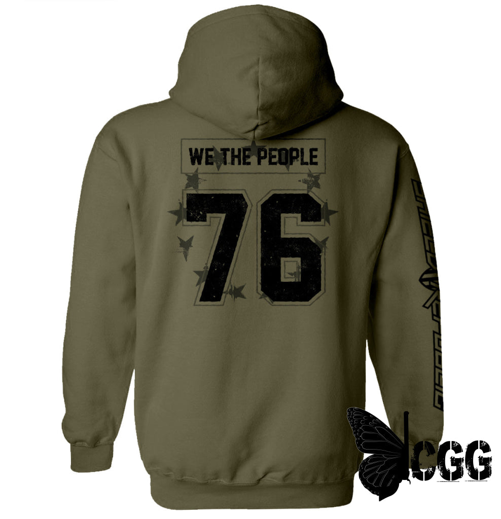 We The People 76 Jersey Army / S Hoodie Nc - Apparel