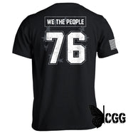 We The People 76 Jersey Black / S Tee Nc - Apparel