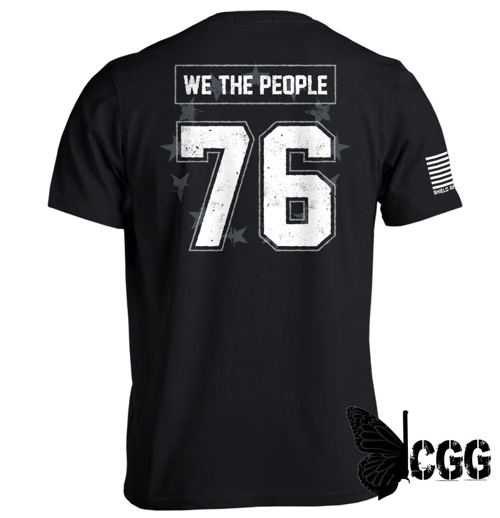 We The People 76 Jersey Black / S Tee Nc - Apparel