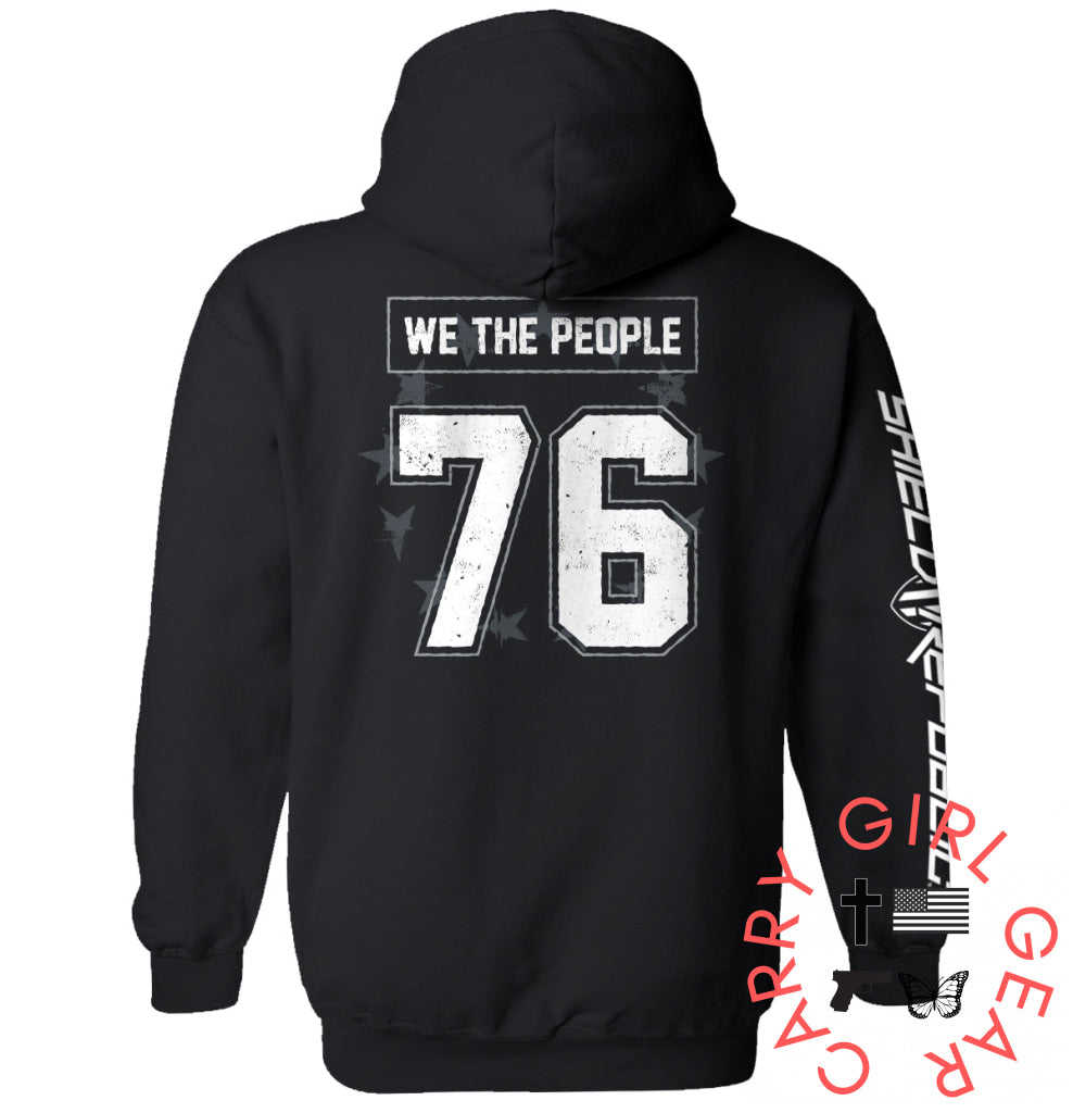 We The People 76 Jersey Black / S Hoodie Nc - Apparel