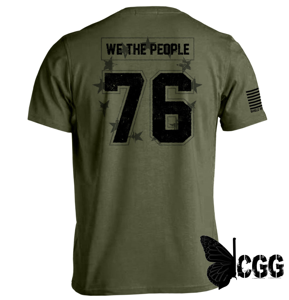 We The People 76 Jersey Military Green / S Tee Nc - Apparel