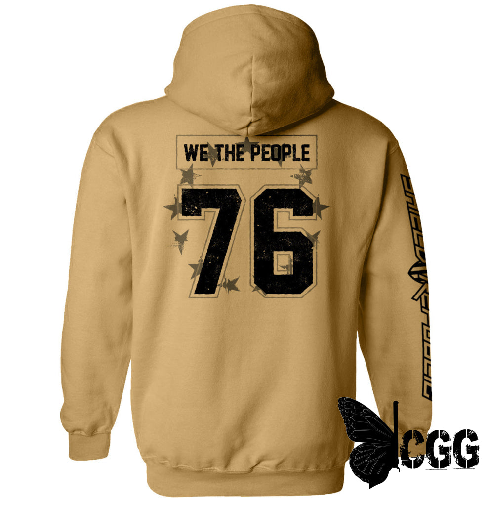 We The People 76 Jersey Sand / S Hoodie Nc - Apparel