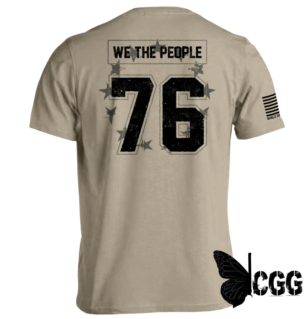 We The People 76 Jersey Tan / S Tee Nc - Apparel