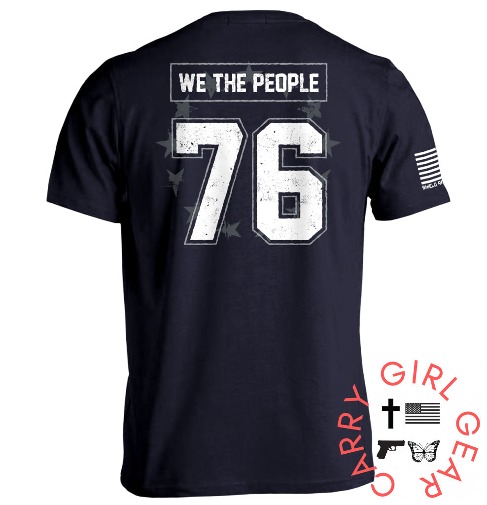 We The People 76 Jersey Navy / S Tee Nc - Apparel