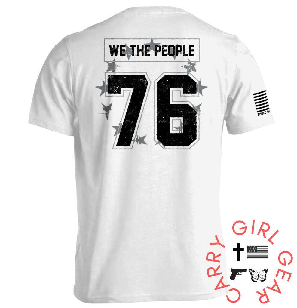 We The People 76 Jersey White / S Tee Nc - Apparel