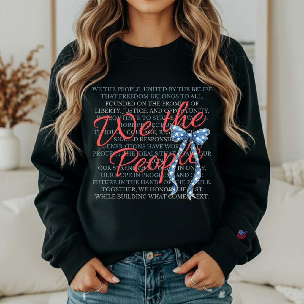 WE THE PEOPLE CREW SM / BLACK Sweatshirt