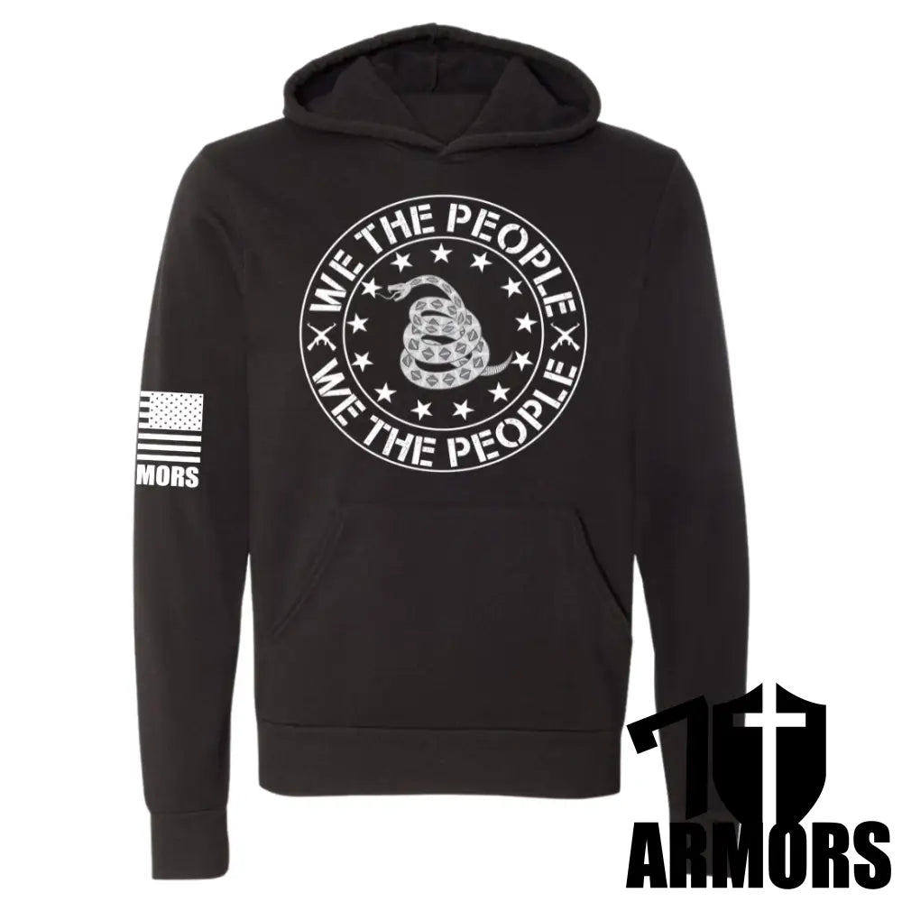 We The People Hoodie Sm / Black